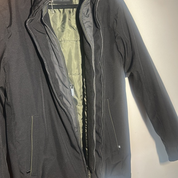 Weatherproof Black Hooded Raincoat - Picture 3 of 3